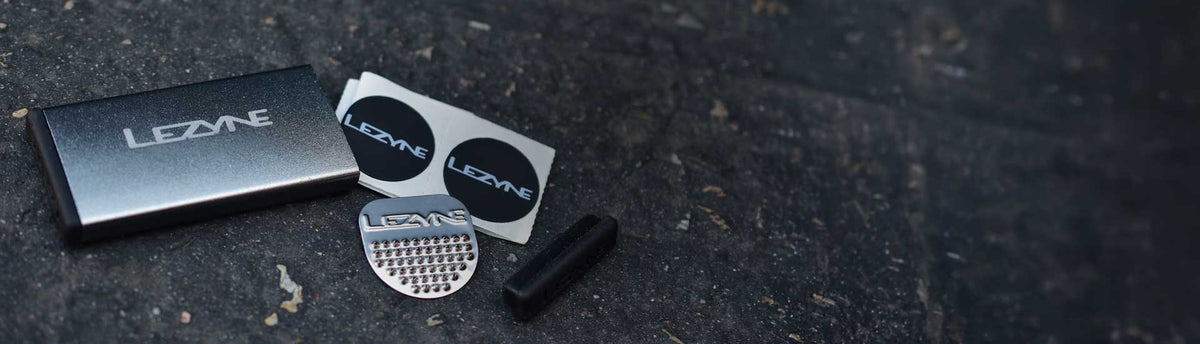 A patch kit with the word Lezyne printed on it.