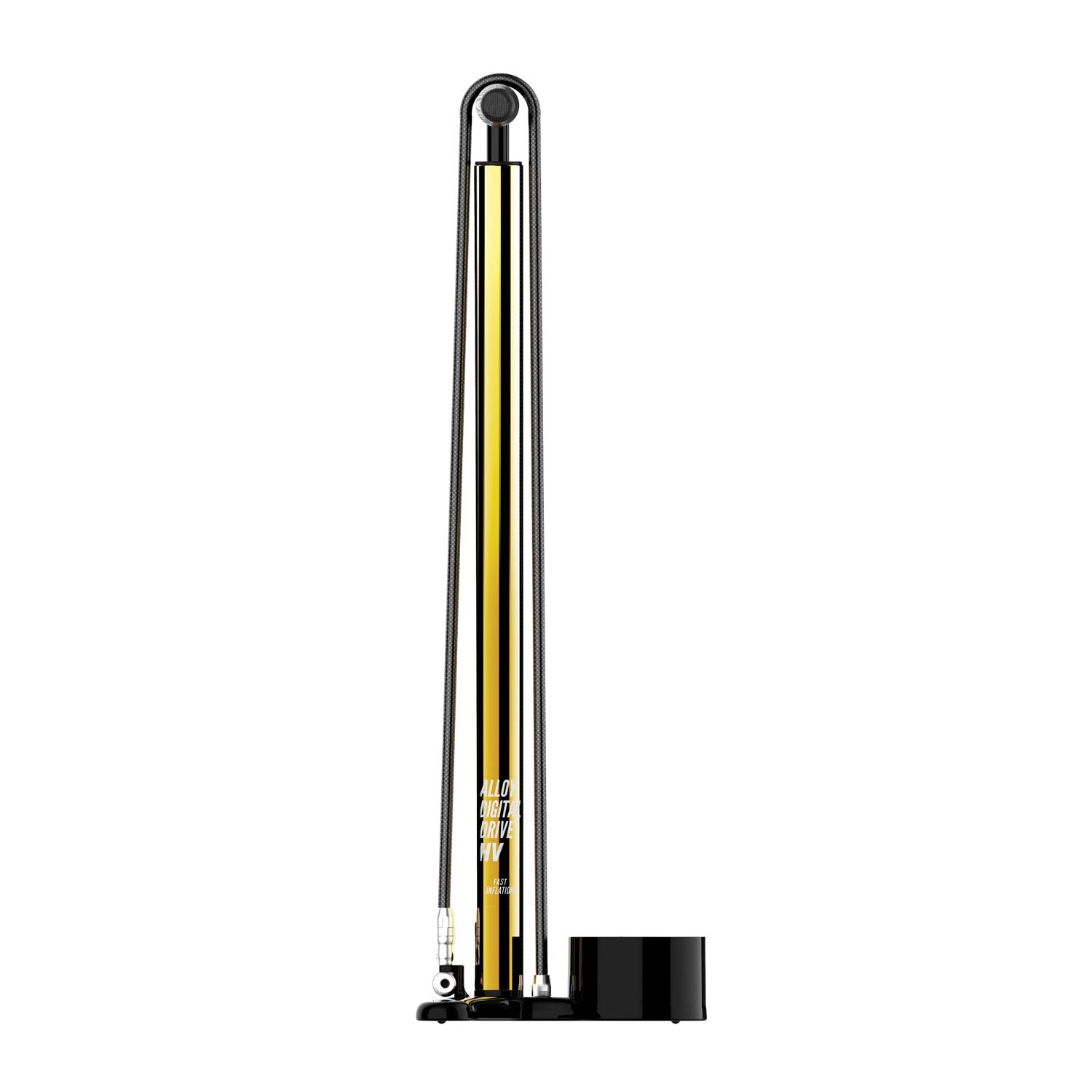 18k Gold Plated High Volume Digital Floor Pump with Presta Pro product Image