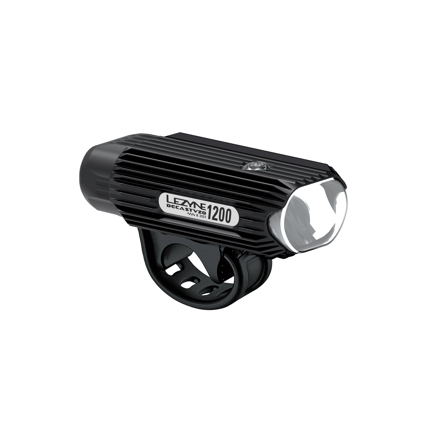 StVZO compliant Lezyne DECA StVZO 1200 LED front bike light delivering powerful, even illumination for enhanced visibility and road safety.