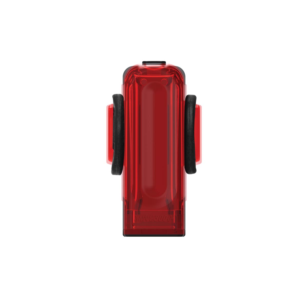 Front view of STRIP DRIVE 300+ REAR LED bike light showcasing premium LEDs for exceptional night cycling visibility and safety.