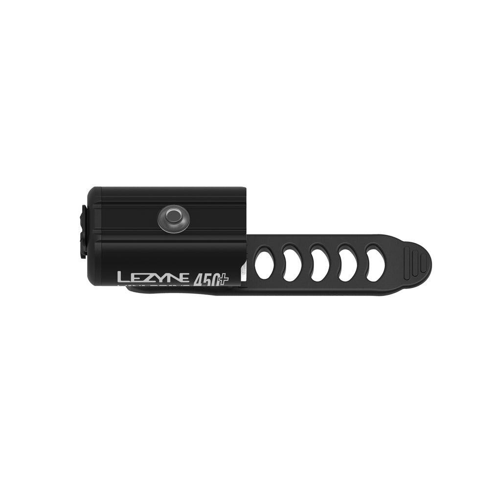 Top-view rendering of the Lezyne Mini Drive 450+ Front bike light