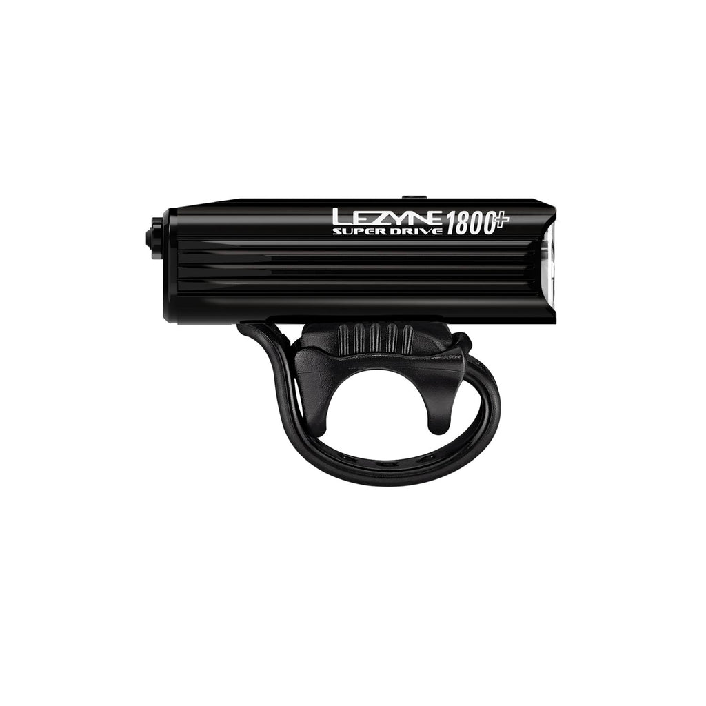 Side view of Super Drive 1800+ Smart LED bike light night cycling adventures.