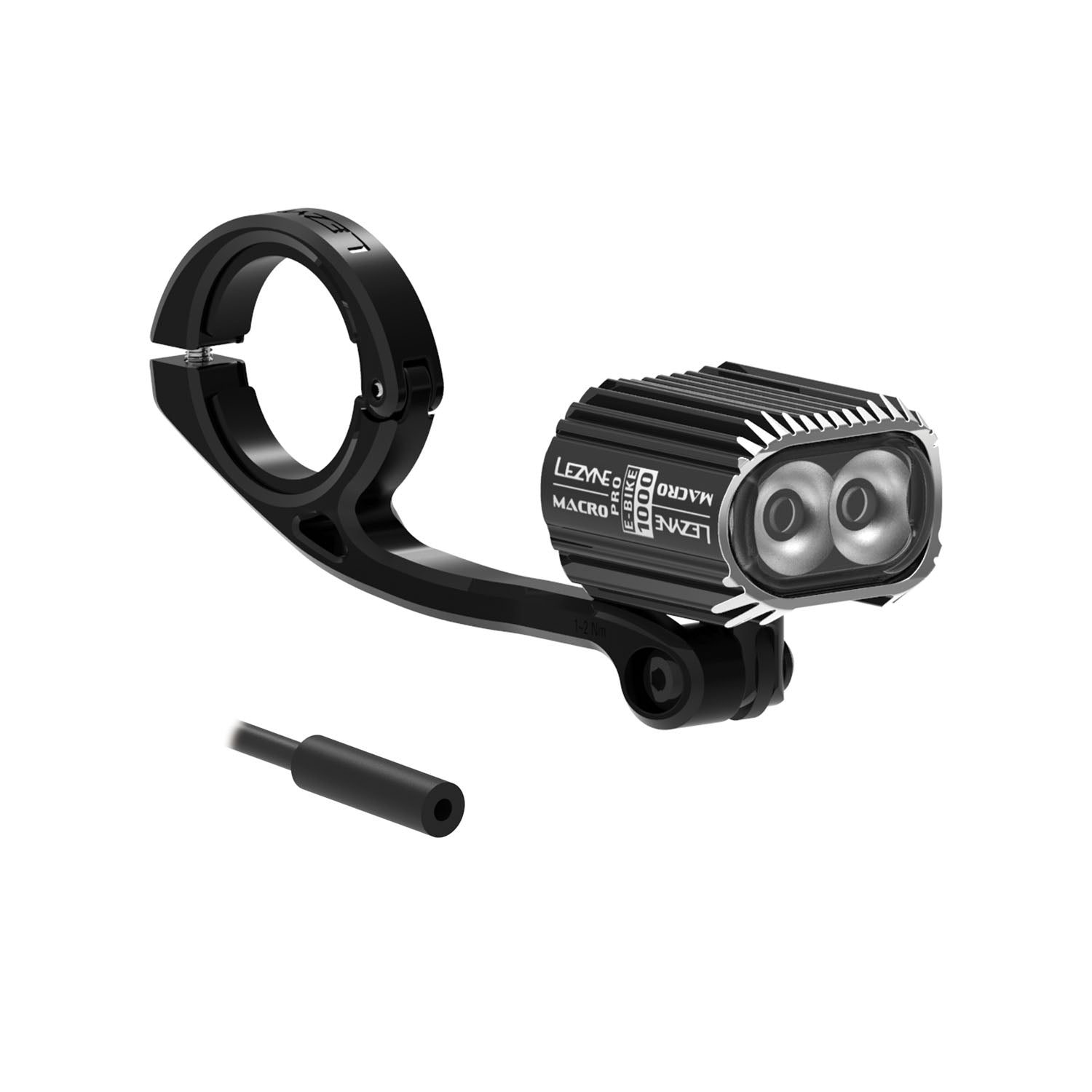 Bright and reliable E-Bike Macro Drive 1000 LED light with ultra-high-output LEDs and Bosch BES3 connector compatibility.