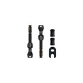Lezyne CLIK TLR Valve Pro 44mm with caps and valve core tool – engineered for smooth tubeless setup and precise tire inflation.