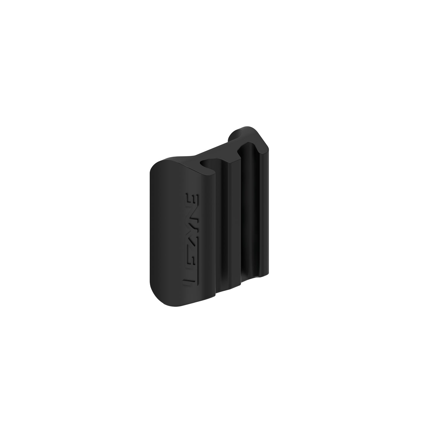 D-Shape seatpost adapter from the Lezyne Seatpost Adapter Kit, designed for secure mounting of LED rear bike lights.