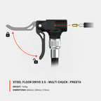 STEEL FLOOR DRIVE 3.5 - MULTI CHUCK
