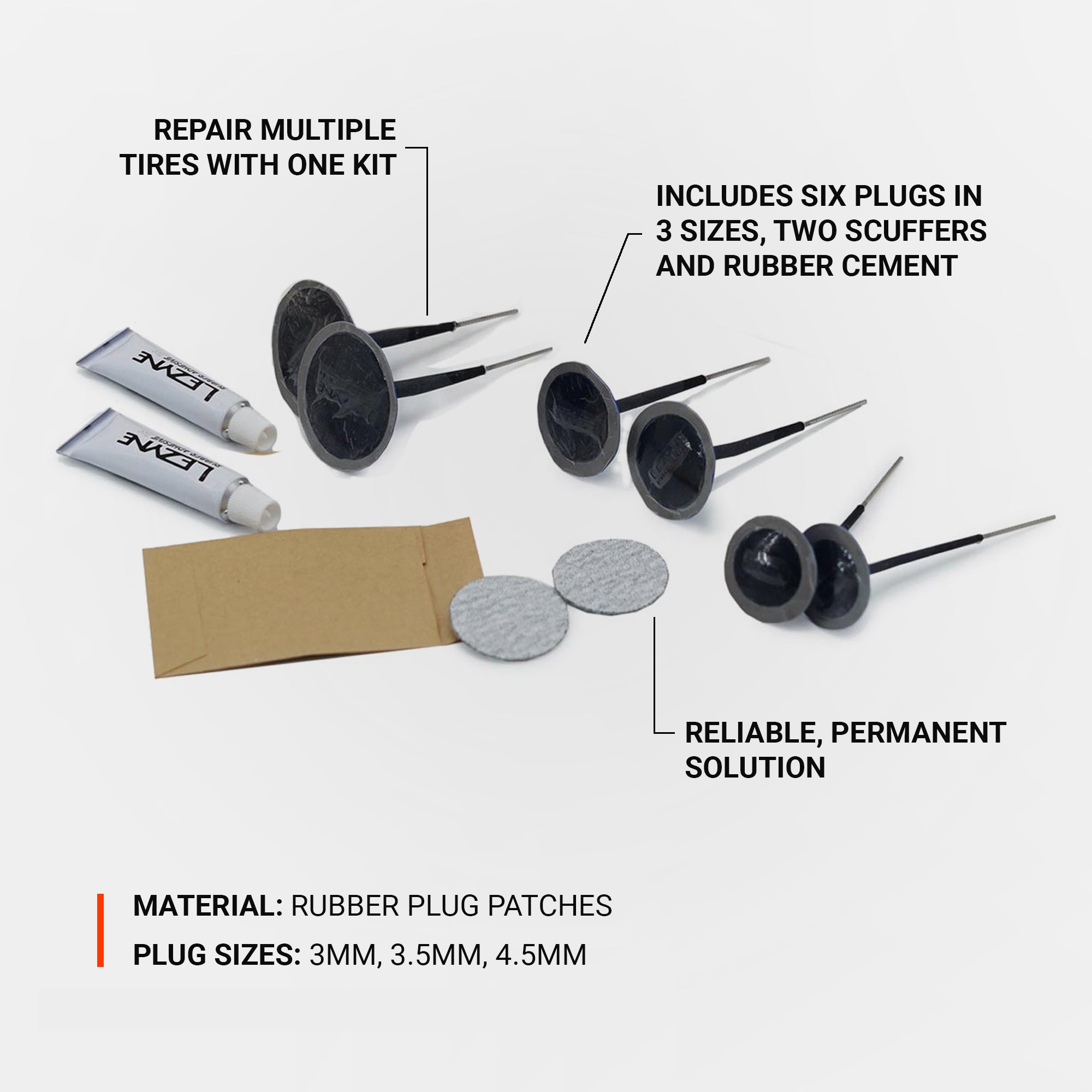 Lezyneâ€™s innovative bike tire plug system ensuring puncture protection on the trail.