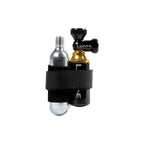 Lightweight, compact CO2 inflator and tubeless repair kit with cartridgesâ€”designed for fast flat repairs on the go.