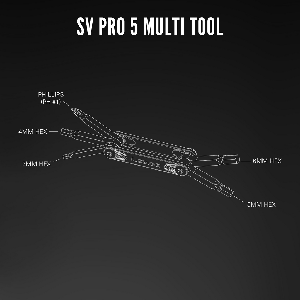 High-quality Lezyne SV Pro Tool with corrosion-resistant materials, perfect for repairs on the trail or road.