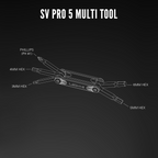 High-quality Lezyne SV Pro Tool with corrosion-resistant materials, perfect for repairs on the trail or road.